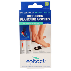 Epitact Hielspoor inleghakken met physio choc maat 41/45 2 Stuks
