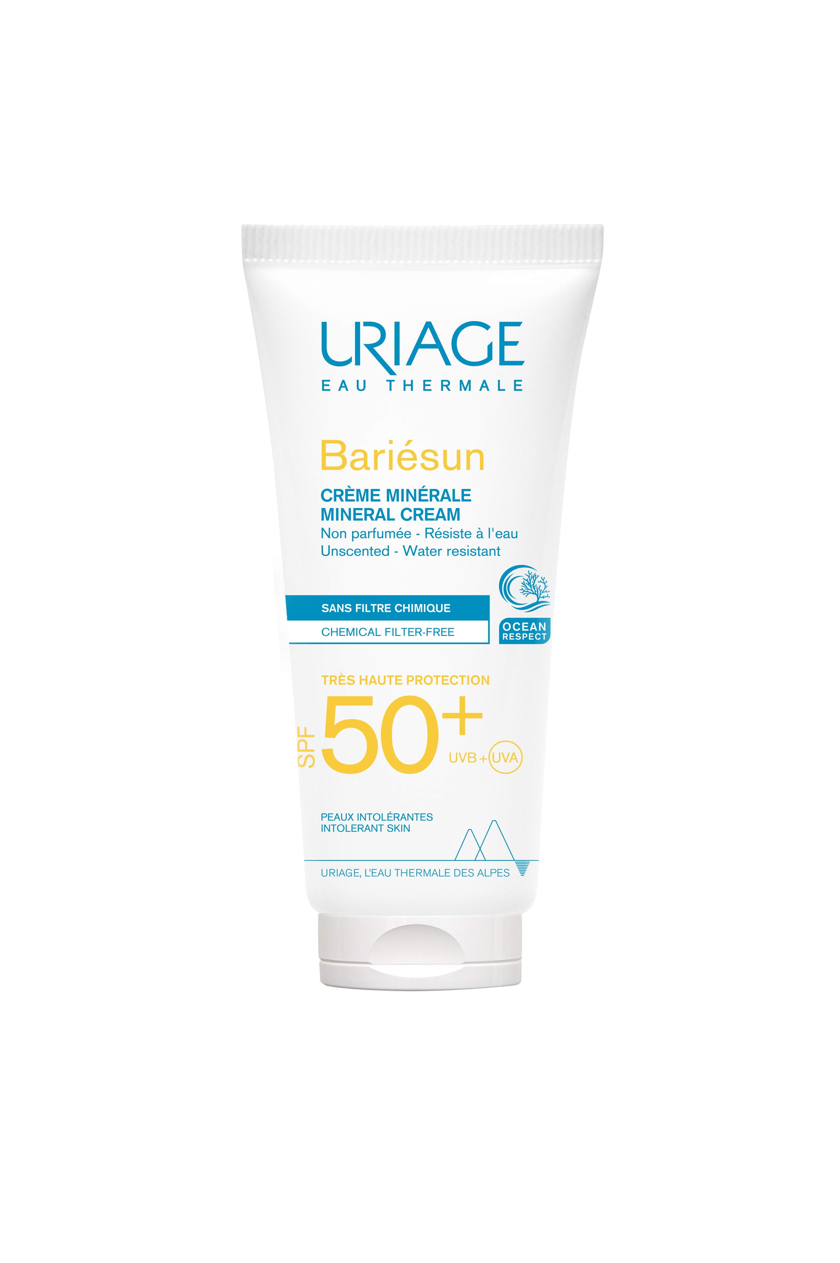 Uriage Sun mineralen creme SPF50 100 Milliliter