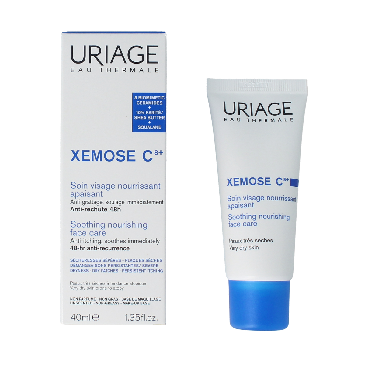 Uriage Xemose creme visage 40.00 Milliliter