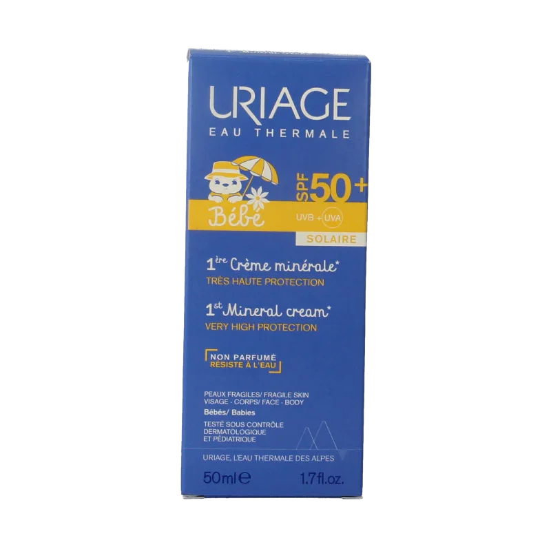 Uriage Bebe 1ere creme minerale SPF50 50.00 Milliliter