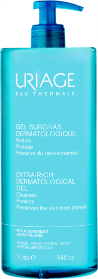 Uriage Extra rich dermatological gel sensitive skin 500 Milliliter