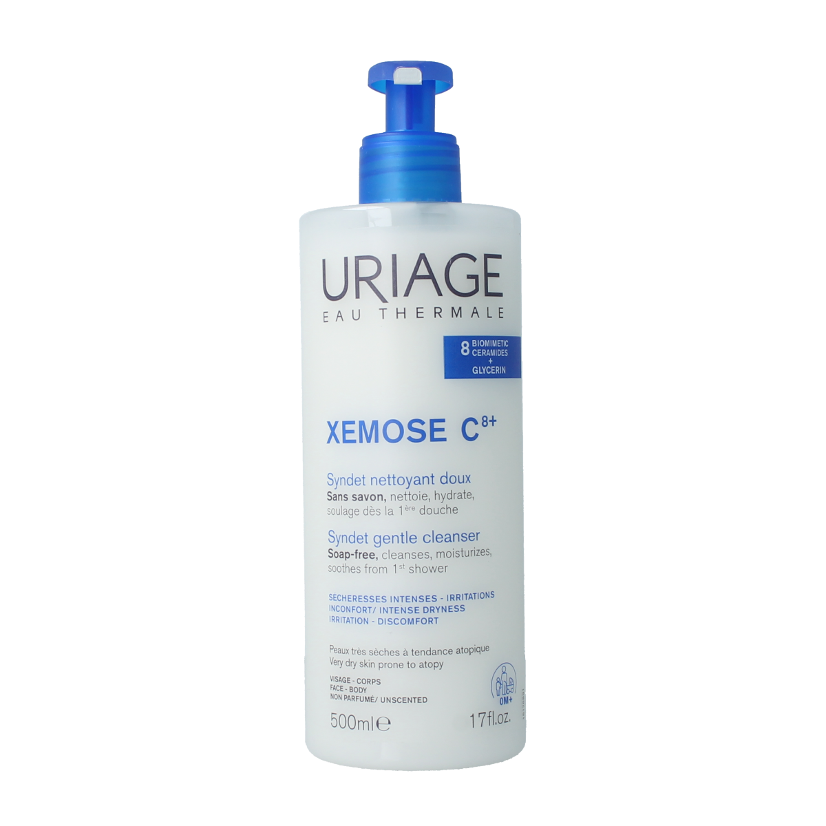 Uriage Xemose syndet nettoyant 500.00 Milliliter