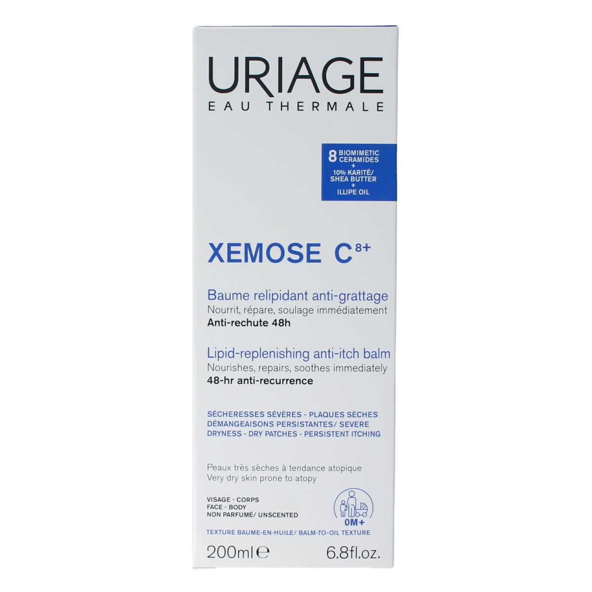 Uriage Xemose baume olea apaisant 200.00 Milliliter