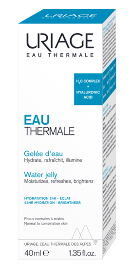 Uriage Mineraal water water gel 40.00 Milliliter
