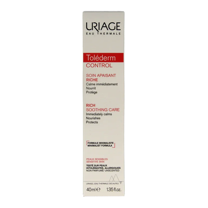 Uriage Tolederm rijke kalmerende verzorging TP 40 Milliliter