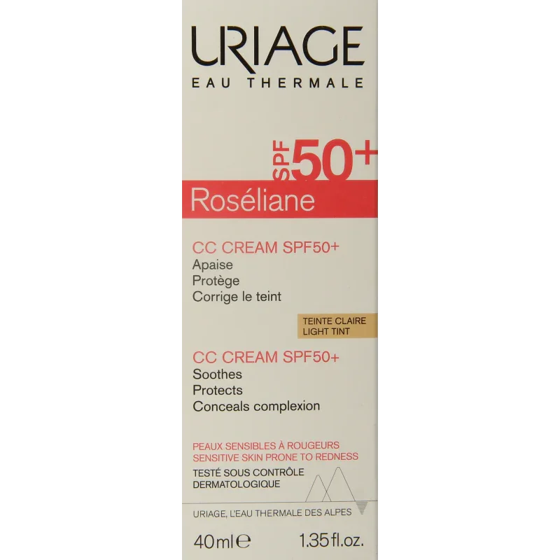 Uriage Roseliane hydr & besch creme teint SPF50 40 Milliliter