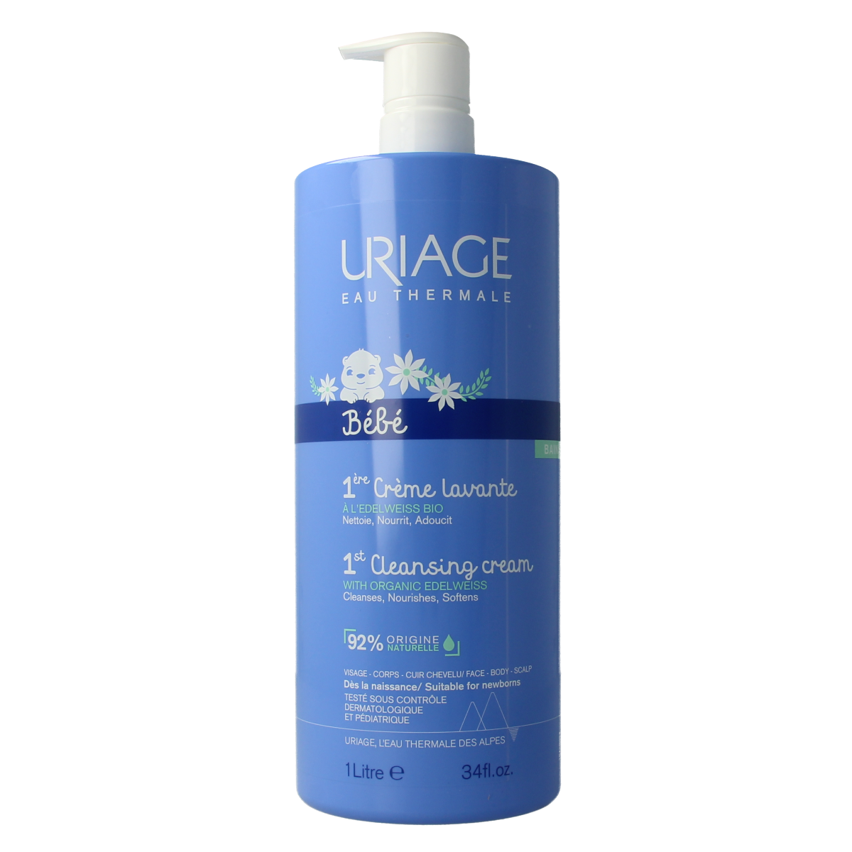 Uriage Bebe 1ere creme lavante 1.00 Liter
