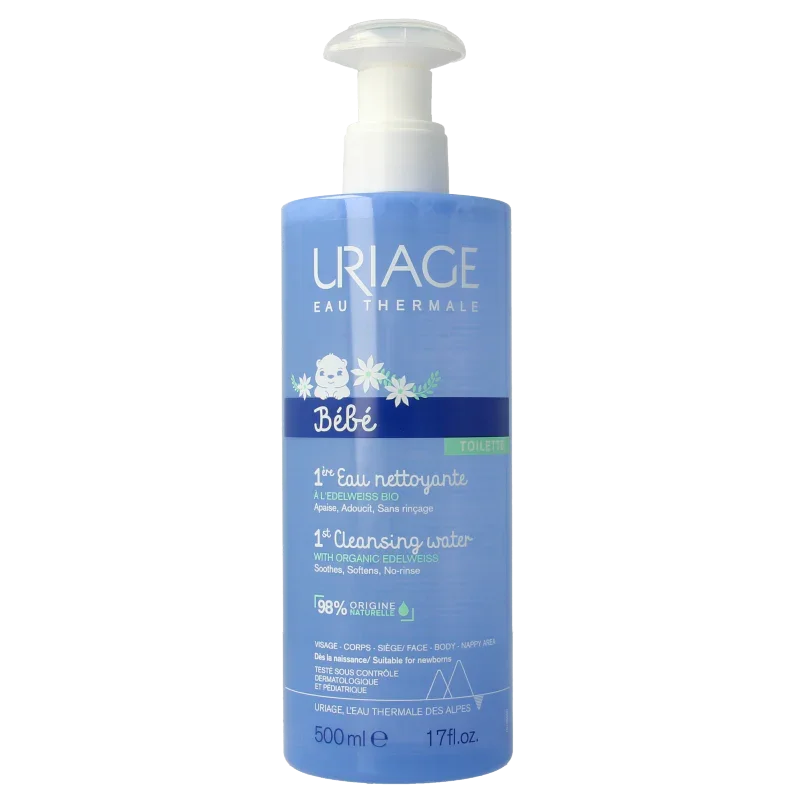 Uriage Bebe 1ere eau nettoyante fp 500.00 Milliliter