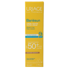Uriage Sun getinte creme medium SPF50+ 50.00 Milliliter