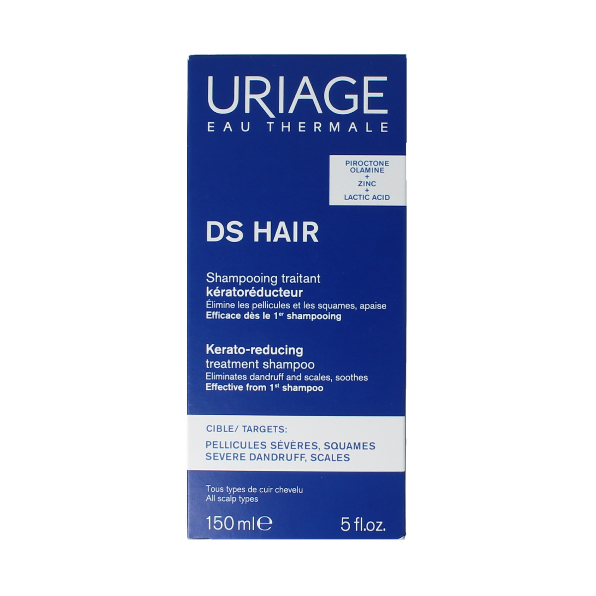 Uriage DS Hair Shampoo Keratoreducteur 150.00 Milliliter