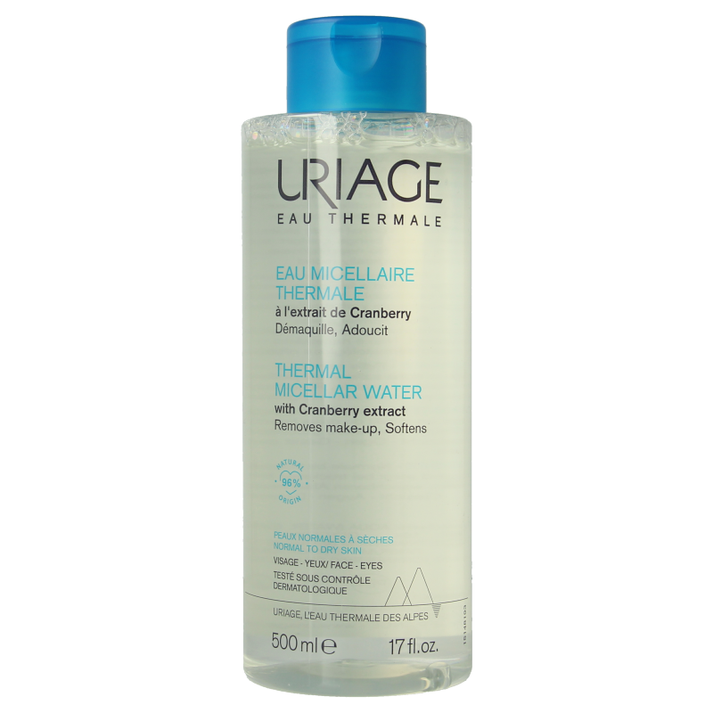 Uriage Thermal micellar water normale/droge huid 500.00 Milliliter