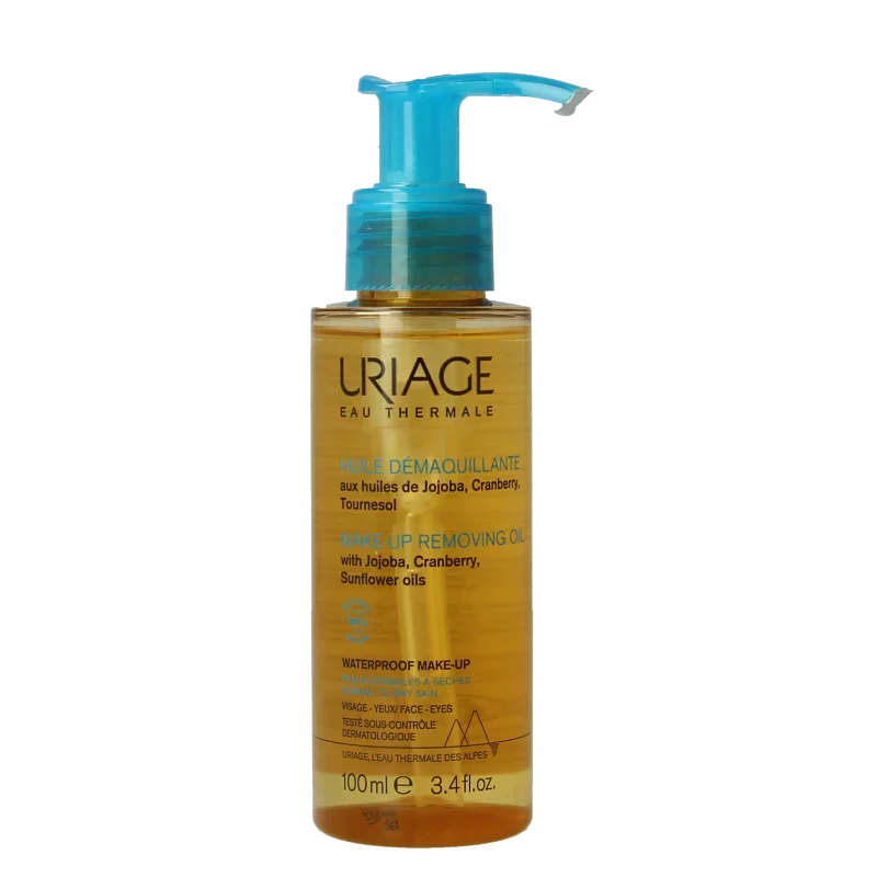 Uriage Thermaal water make-up verwijder olie 100 Milliliter