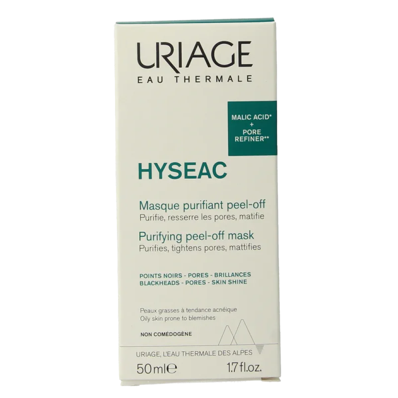 Uriage Hyseac peel off masker 50 Milliliter