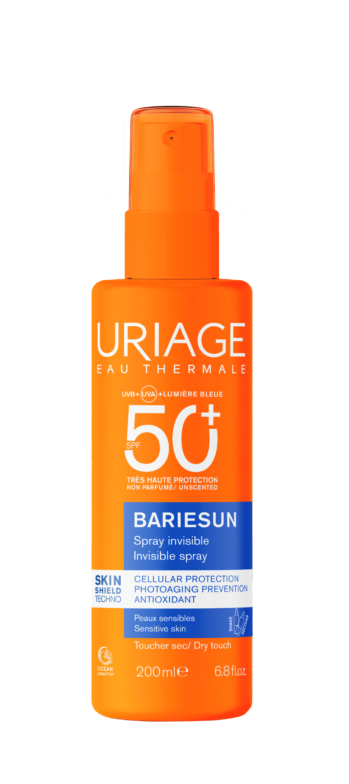 Uriage Bariesun spray fragrance free SPF50 200 Milliliter