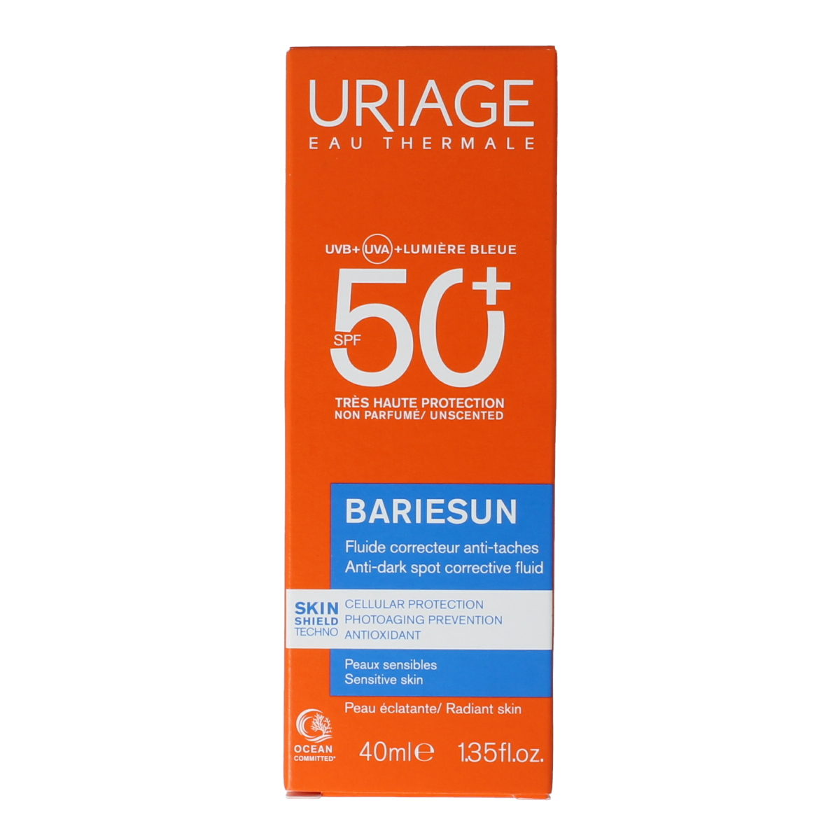 Uriage Bariesun fluid anti dark spots SPF50 40.00 Milliliter