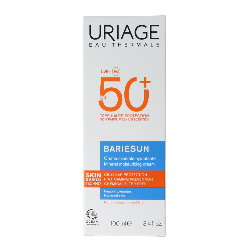 Uriage Bariesun mineral cream SPF50 100 Milliliter