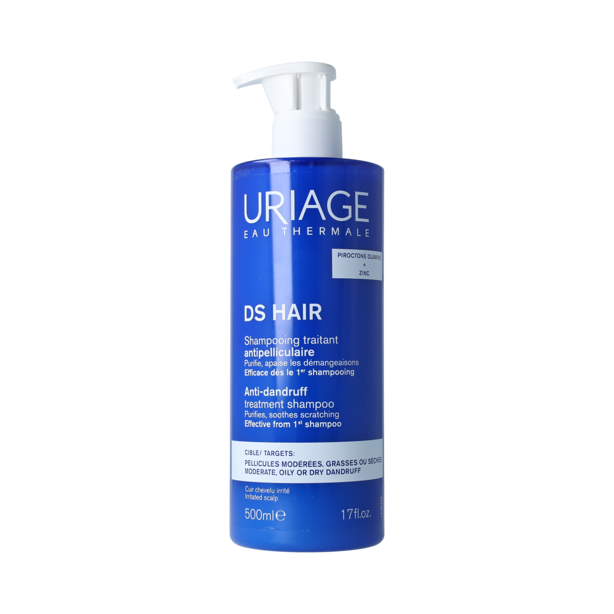 Uriage DS HAIR - SHAMPOOING 500ML 500.00 Milliliter