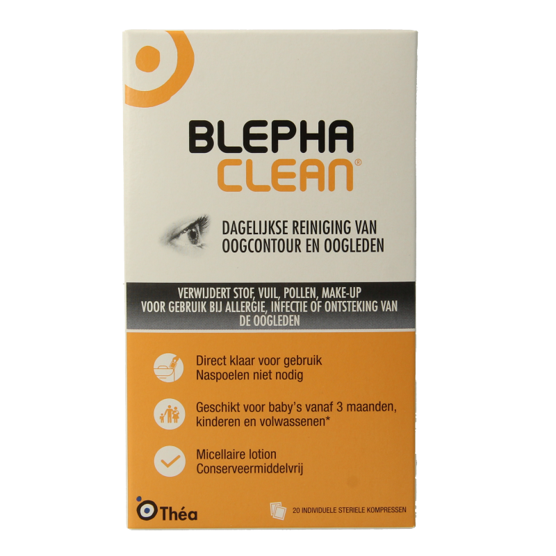 Blephaclean Kompressen 20 Stuks