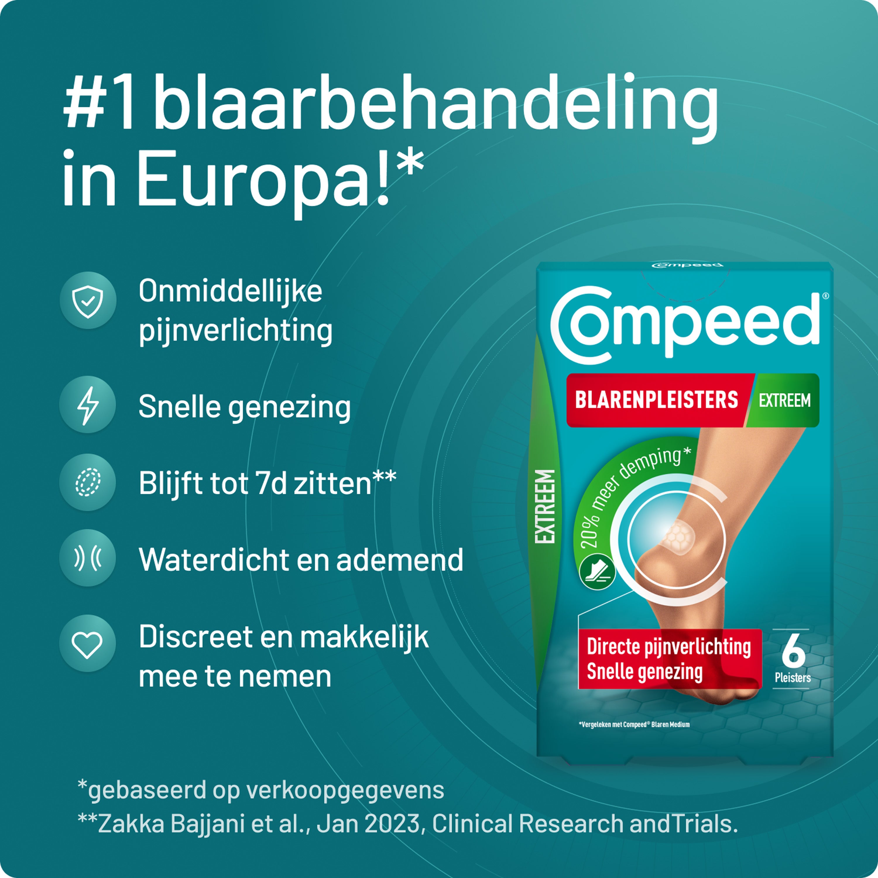 Compeed Blarenpleister extreme 6.00 Stuks