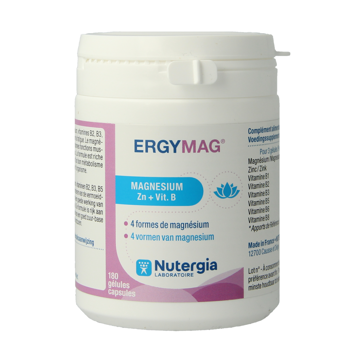 Nutergia Ergymag 180.00 Capsules