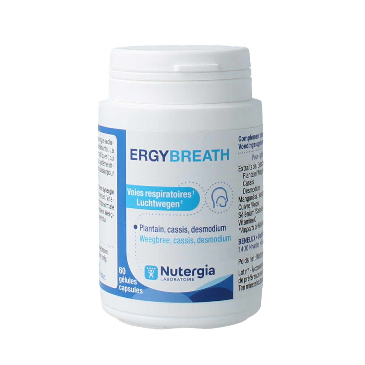 Nutergia Ergybreath 60.00 Capsules