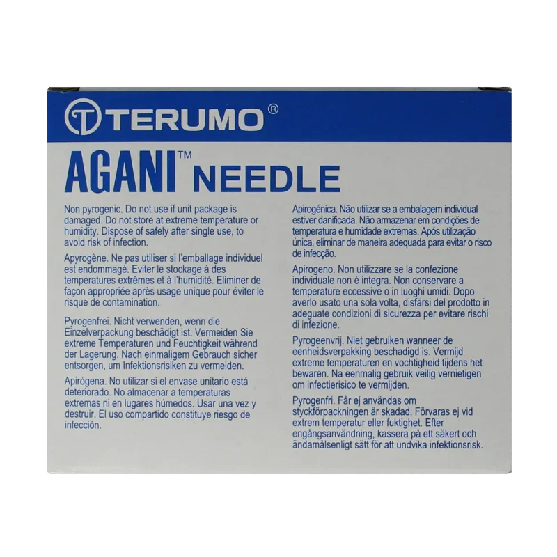 Terumo Injectienaald 38 x 0.9 agani 100 Stuks
