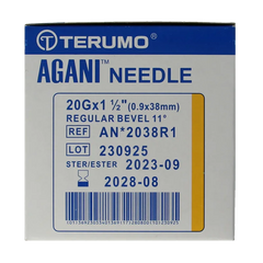 Terumo Injectienaald 38 x 0.9 agani 100 Stuks