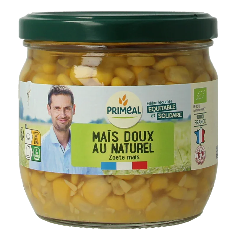 Primeal Mais conserve bio 330 Gram