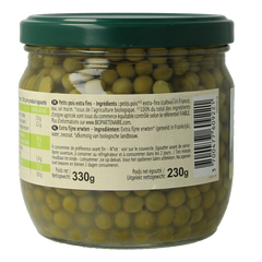 Primeal Doperwten extra fijn bio 330 Gram