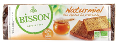 Bisson Naturmiel honingkoek bio 300.00 Gram