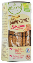Bisson Zandkoekjes sesam authentiek bio 175 Gram