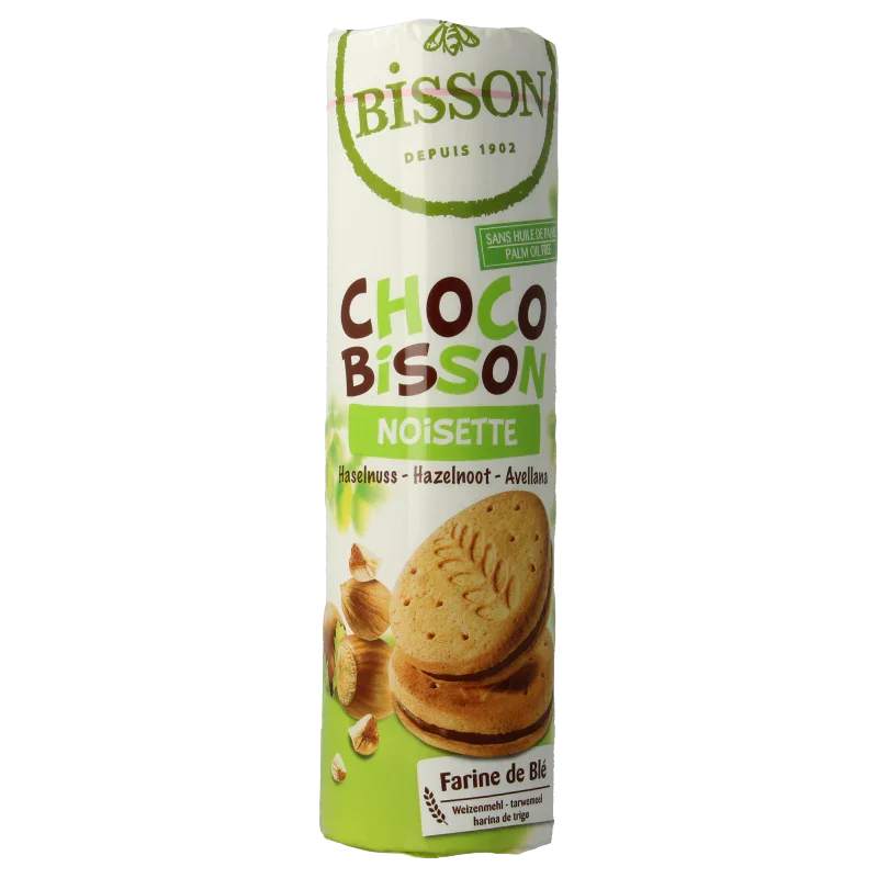Bisson Choco Bisson hazelnoot bio 300 Gram
