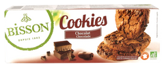 Bisson Chocolade cookies met stukjes pure chocola bio 200 Gram