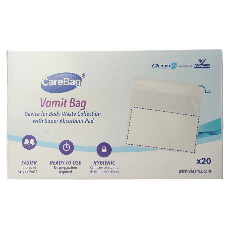 CareBag Carebag braakzak met geurabsorb 20 Stuks
