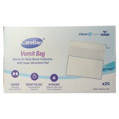 CareBag Carebag braakzak met geurabsorb 20 Stuks
