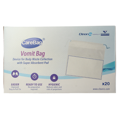 CareBag Carebag braakzak met geurabsorb 20.00 Stuks