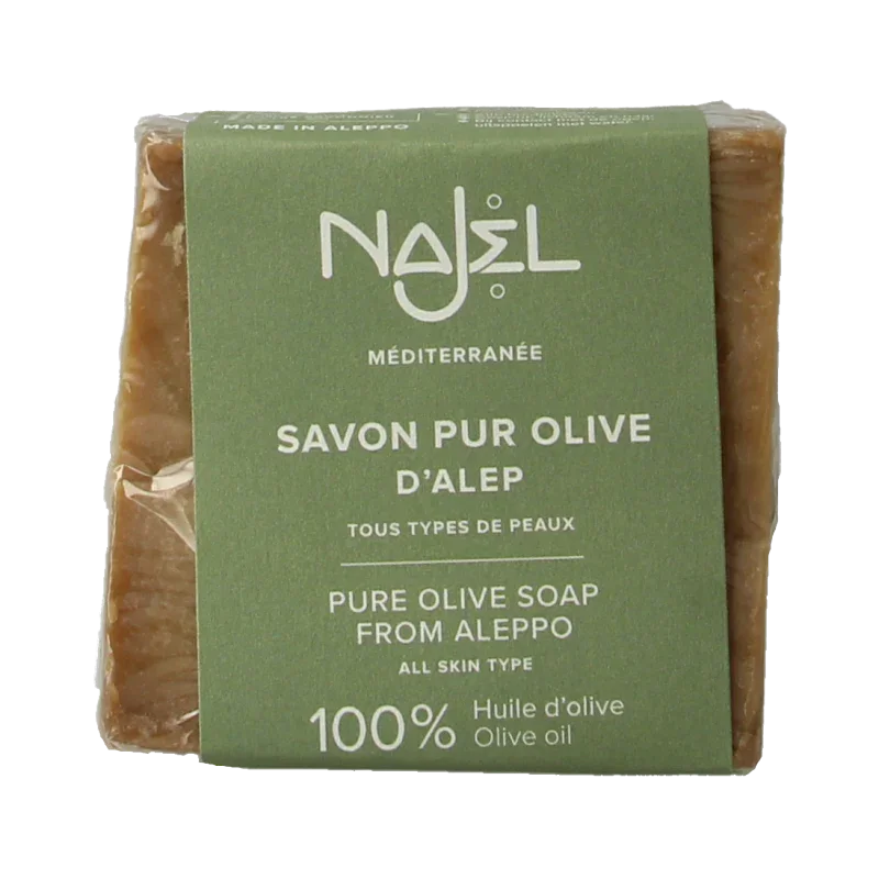 Najel Aleppo Aleppo zeep olijf olie 100% 200 Gram