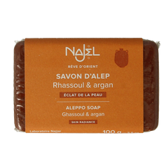 Najel Aleppo Aleppo zeep argan olie lava aarde 100 Gram