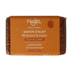 Najel Aleppo Aleppo zeep argan olie lava aarde 100.00 Gram