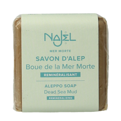 Najel Aleppo Aleppo zeep scrub dode zee klei 100 Gram