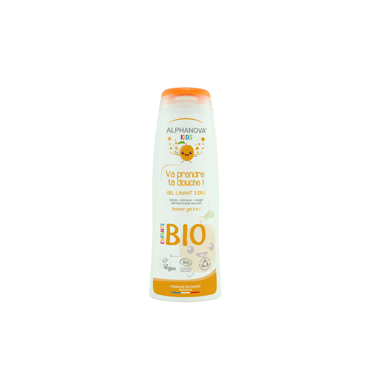 Alphanova Kids Kids bio showergel abricot 250 Milliliter