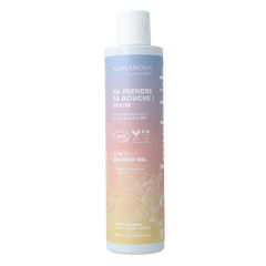 Alphanova Kids Kids bio showergel strawberry 250 Milliliter