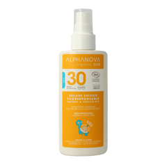 Alphanova Sun Sun bio kids spray SPF30 vegan 125 Milliliter