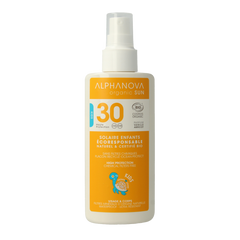 Alphanova Sun Sun bio kids spray SPF30 vegan 125.00 Milliliter
