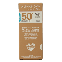 Alphanova Sun Sun bio tinted sunscreen cream golden SPF50+ 50.00 Gram
