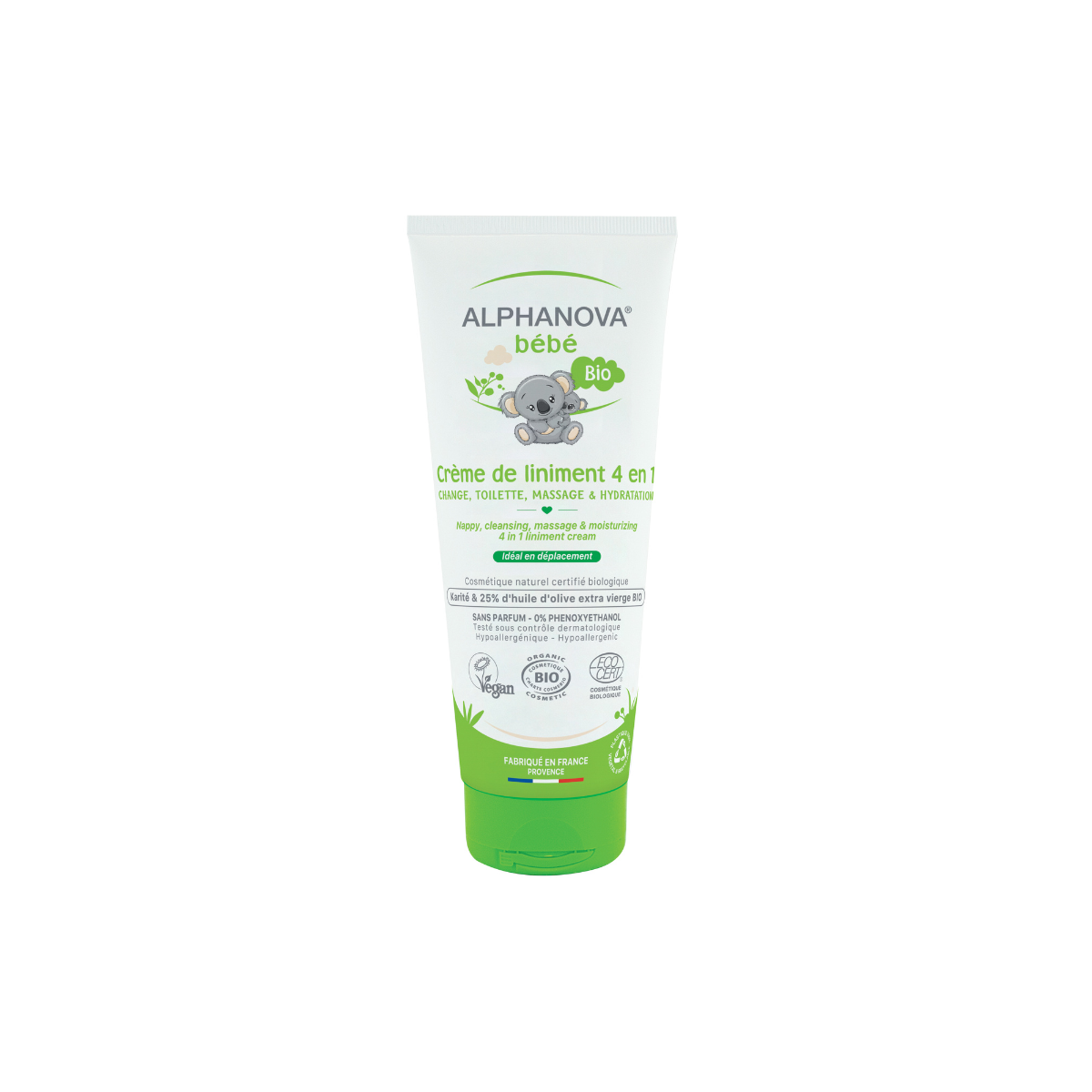 Alphanova Bebe Baby bio liniment cream 4-in-1 200 Milliliter