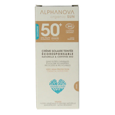 Alphanova Sun Sun getinte zonnebrand tegen zonne allergie SPF50 50 Gram