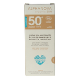 Alphanova Sun Sun getinte zonnebrand tegen zonne allergie SPF50 50 Gram