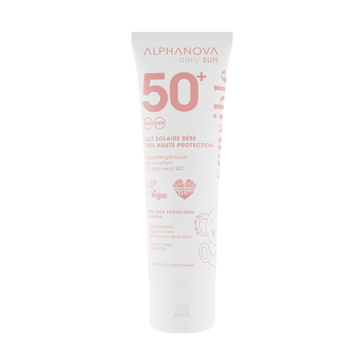 Alphanova Sun Baby sun milk sensitive bio SPF50+ 50.00 Milliliter