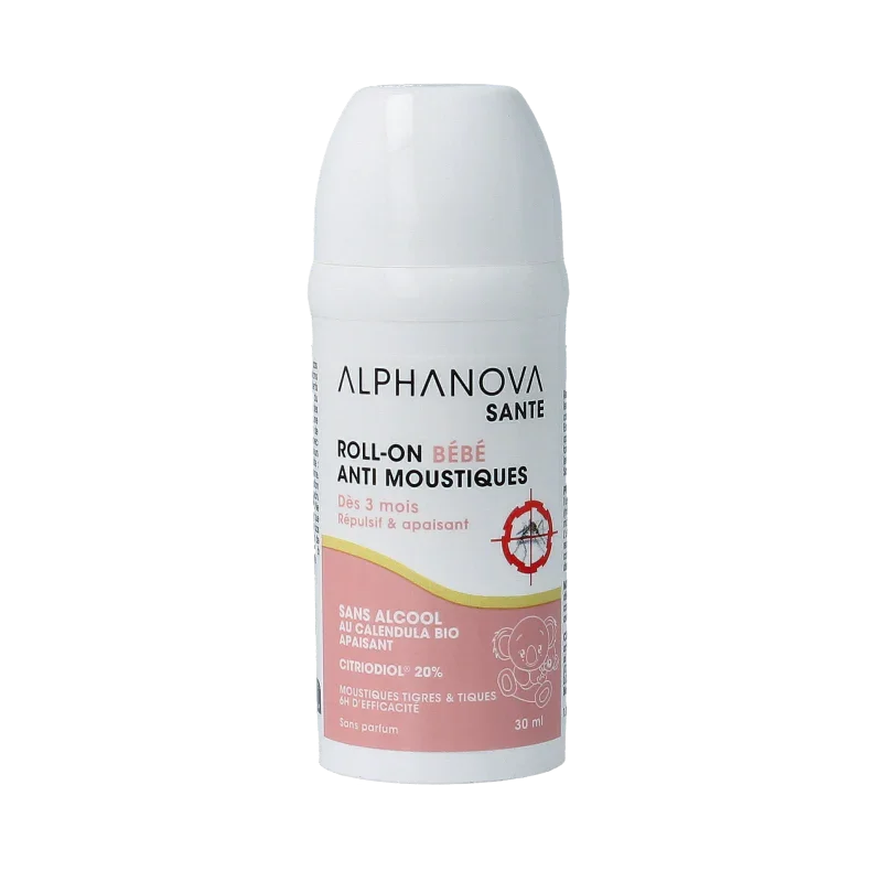 Alphanova Bebe Baby roll-on anti muggen bio 30 Milliliter